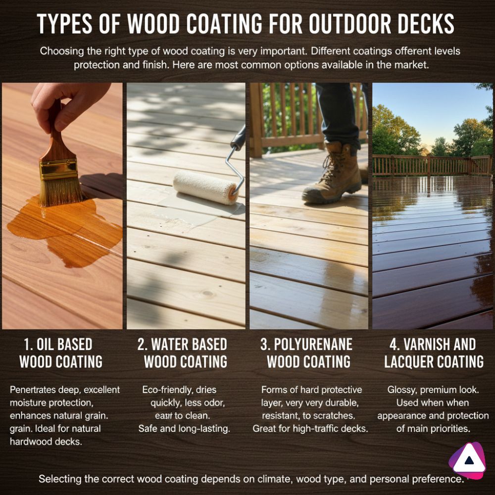 Types of Wood Coating for Outdoor Decks