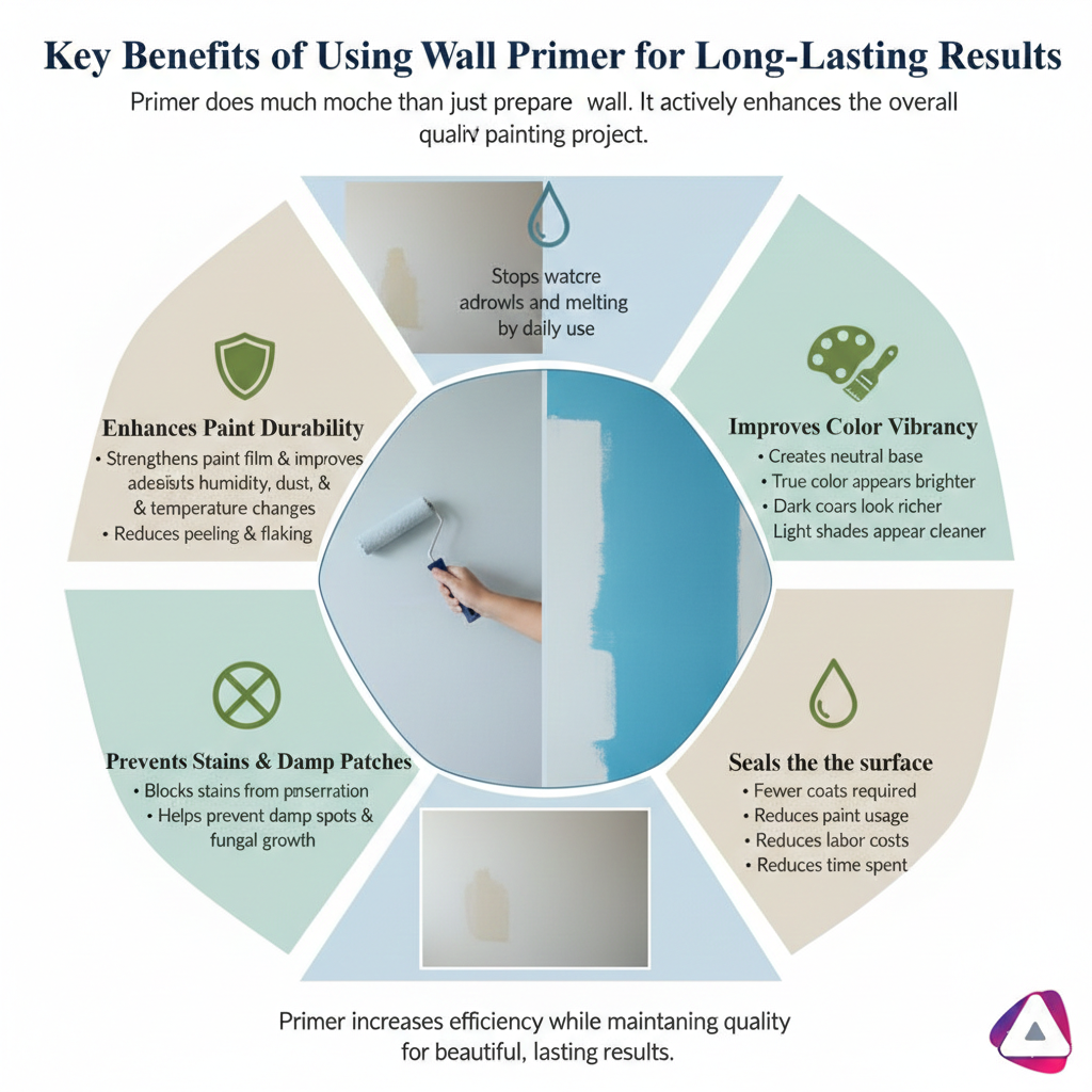 Key Benefits of Using Wall Primer for Long-Lasting Results Key Benefits of Using Wall Primer for Long-Lasting Results