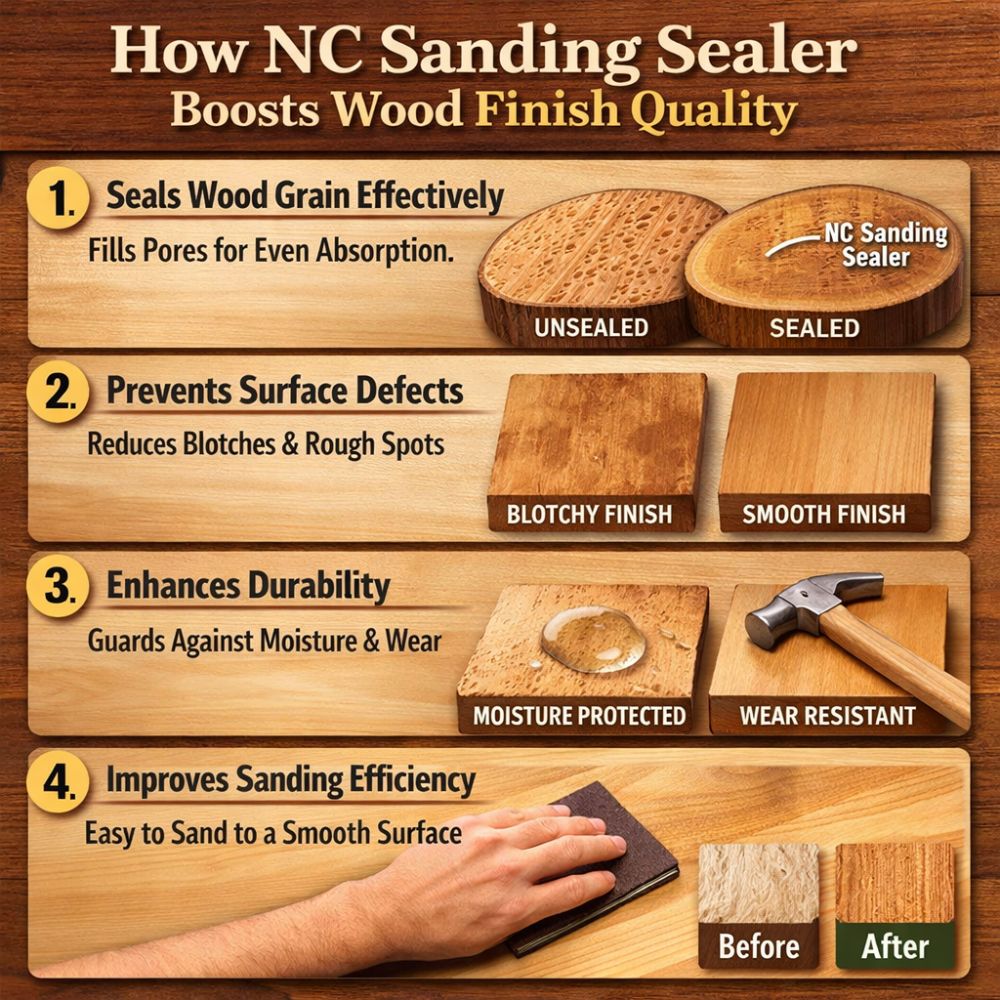 How NC Sanding Sealer Boosts Wood Finish Quality How NC Sanding Sealer Boosts Wood Finish Quality