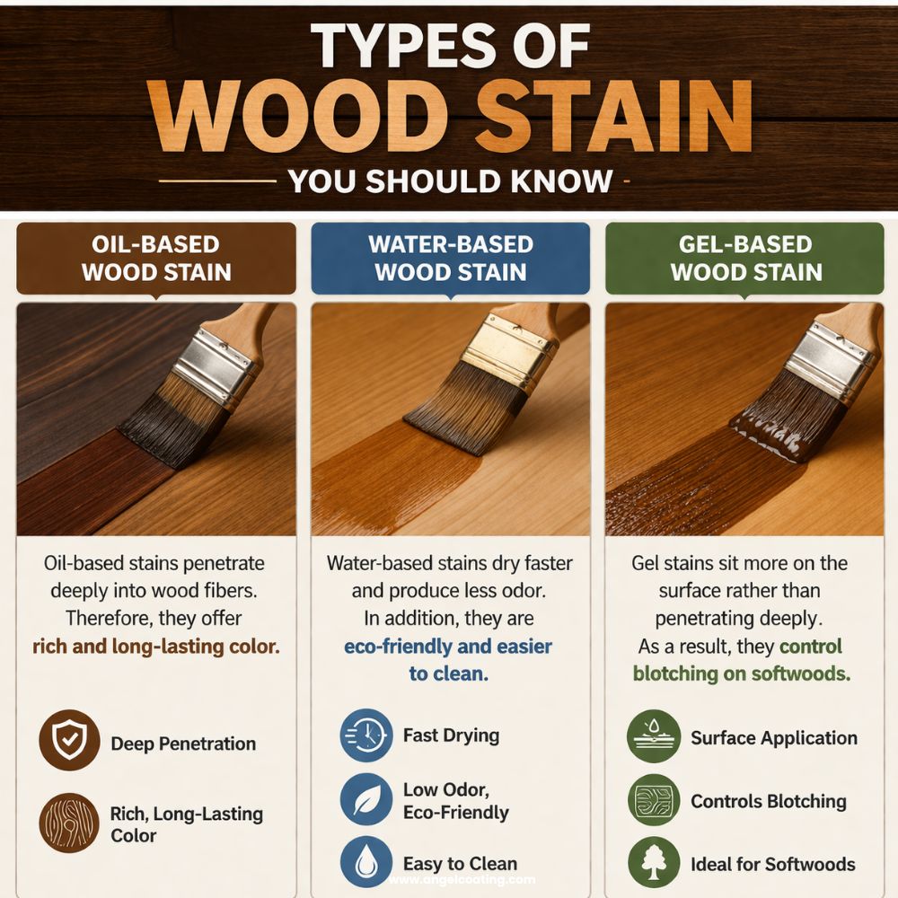 Types of Wood Stain You Should Know Types of Wood Stain You Should Know