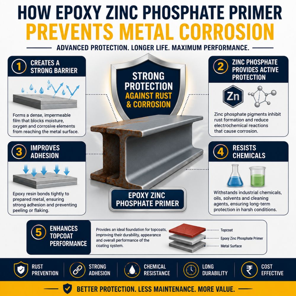 How Epoxy Zinc Phosphate Primer Prevents Metal Corrosion